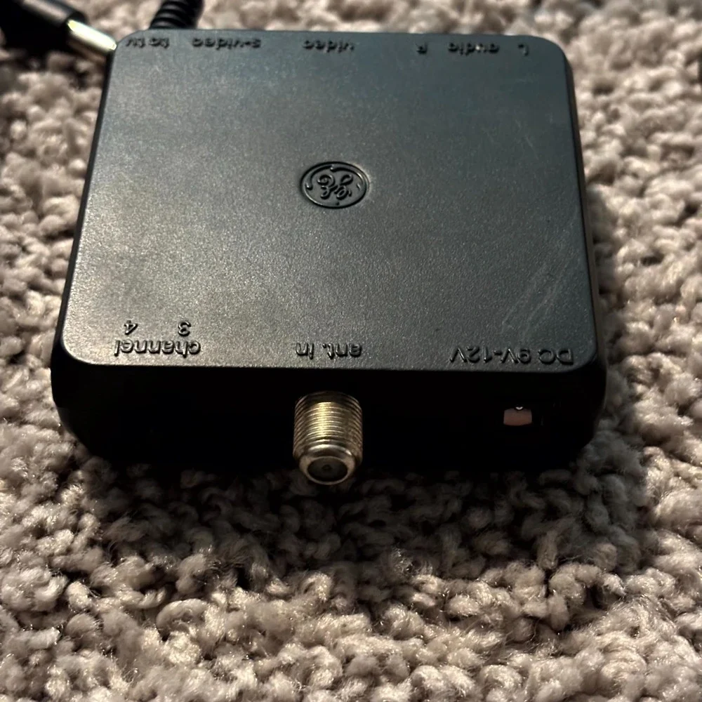 GE RF Modulator 38806 S-Video RCA To Coax TV Converter Tested